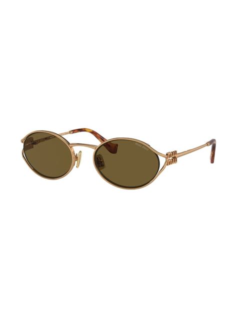 miu miu sunglasses gold frame|miu miu sunglasses sale.